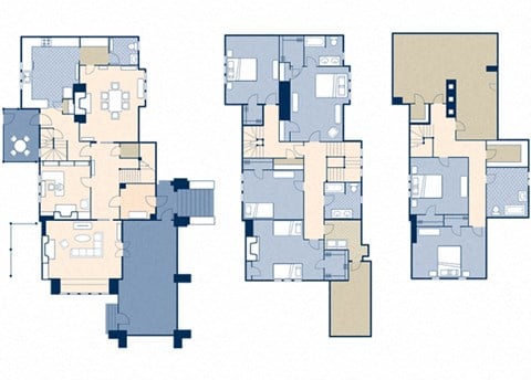 Floor plan for 6 beds, 3.5 baths, 2570 sqft